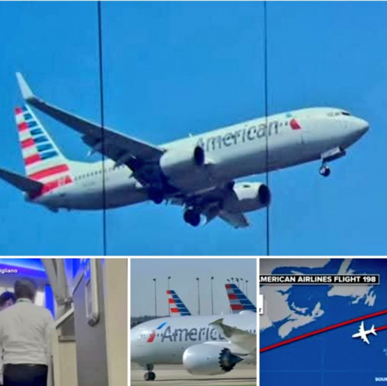 ¡Terror en el aire! Un vuelo de American Airlines se convierte en una película de pánico por un pasajero descontrolado