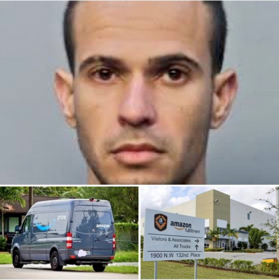 ¡Repartidor de Amazon atrapado robando en Miami-Dade! La historia que pone en jaque la confianza en las entregas.