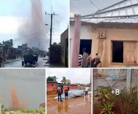 ¡Pánico en Alquísar! Un tornado desata el caos: daña casas, árboles y más, ¡todo lo que necesitas saber aquí!