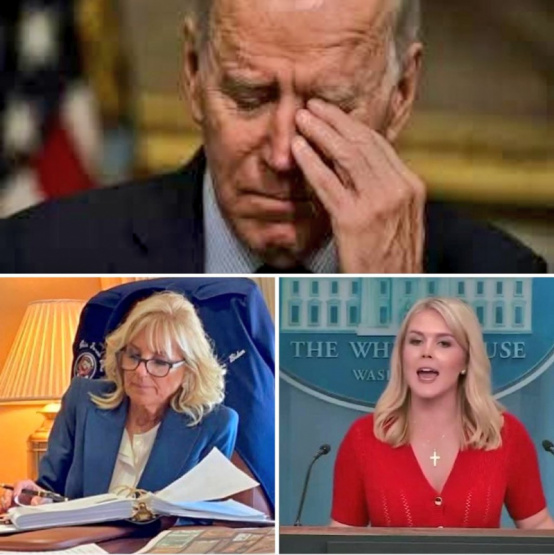¡Escándalo en la Casa Blanca! Karoline Leavitt exige a Jill Biden que revele secretos oscuros sobre la salud de Joe Biden ¿Estamos ante el inicio del Bidengate?