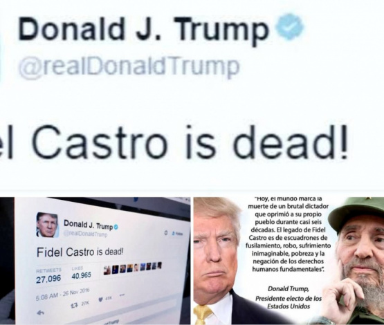 Trump no se guardó nada en 2016: ¡Fidel Castro está muerto! en su segundo mandato ha prometido la Libertad para los Cubanos¿Qué cambios se vienen para Cuba?
