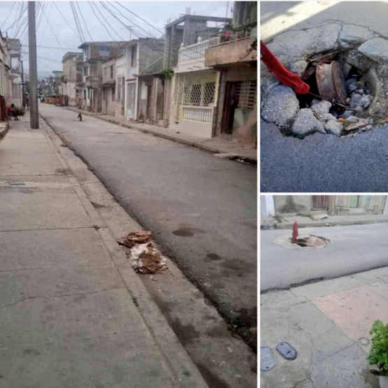 ¡Peligro inminente en Santiago de Cuba! El hoyo mortal que amenaza a los niños y vecinos de Los Maceos, ¿hasta cuándo la desidia oficial?