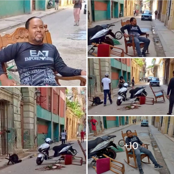 Hombre bloquea calle en La Habana Vieja exigiendo respuestas y lo que recibió fue represión: ¿hasta cuándo el pueblo soportará?