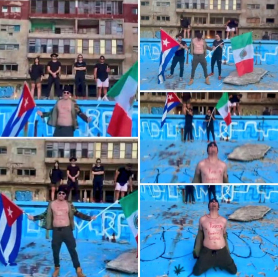 Sandro Castro: ¿Defensor de los derechos humanos o simplemente un payaso en la dictadura? ¡Su desgarrador mensaje desde una piscina abandonada!