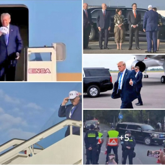 TRUMP LLEGÓ A HOLANDA PARA PARTICIPAR EN LA CUMBRE DE LA OTAN