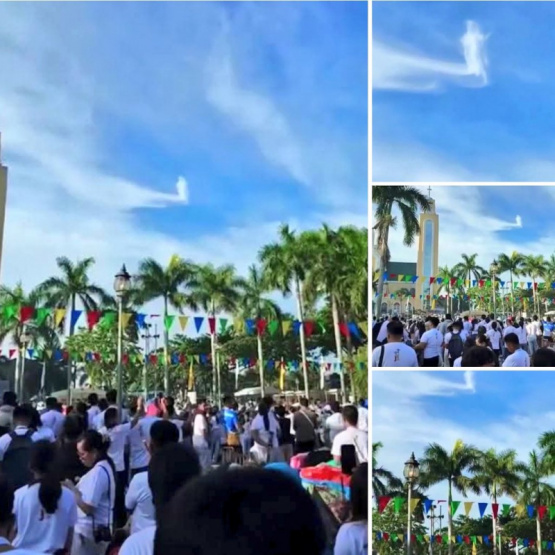 Nube celestial de Jesús estremece a miles en Filipinas: ¿milagro o mero fenómeno atmosférico?