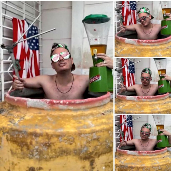 Sandro Castro se ríe de la crisis en Cuba: ¡Cocina pollo a la cerveza sin pollo y desata la controversia!