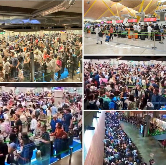 ¡VERANO TENSO EN MADRID! El Aeropuerto Barajas se DERRUMBA: Colas Infinita y Pasajeros DESPERADOS. ¿Qué Dice el Gobierno?