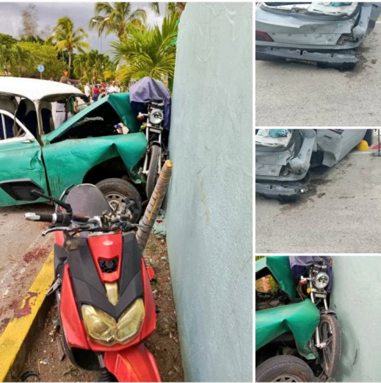 ¡Impactante accidente en Santa Clara: cuatro heridos y escenas que estremecen! ¡Mira las fotos del momento!