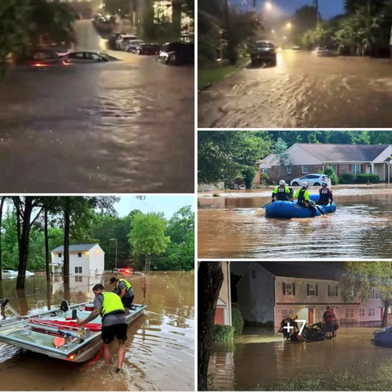 ¡Inundaciones sin precedentes en Durham! Más de 80 rescatados mientras la tormenta Chantal arrasa la ciudad
