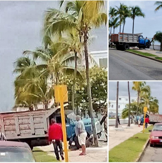 ¿Qué provocó la colisión del camión contra el Malecón?