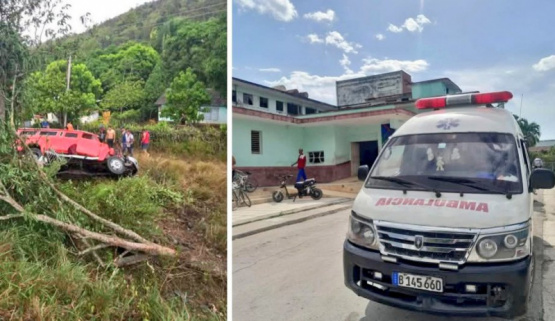 Siete heridos en un impactante accidente en Mayarí: ¿la lluvia fue la causa?