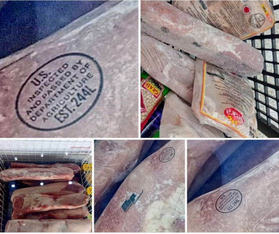 ¡Carne americana en La Habana mientras el pueblo sufre!