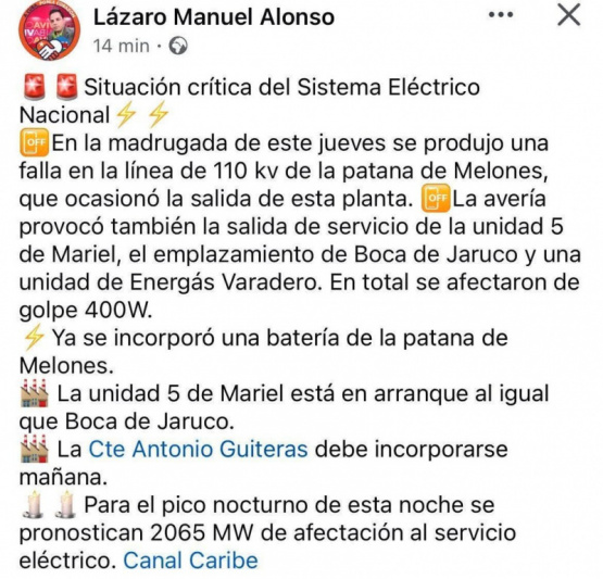 ¡Crisis Energética en Cuba: Apagones Históricos Amenazan la Noche! ¿Tu Barrio Ya Está a Oscuras?