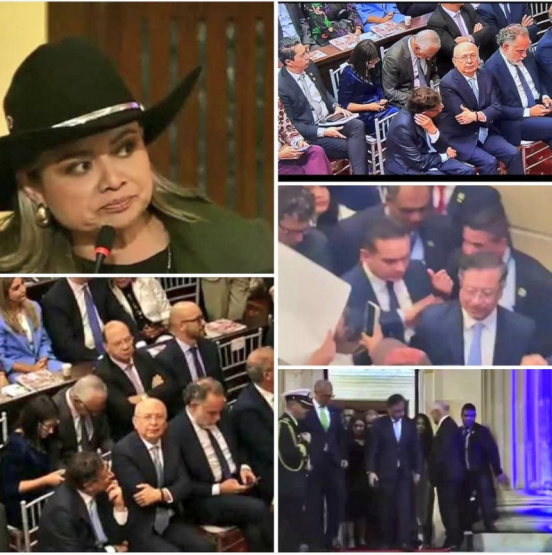 Petro huye del Congreso: La impactante verdad que lo obligó a abandonar la sala en medio de gritos de 