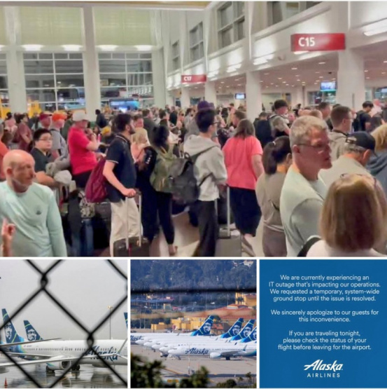 ALERTA: ¡Alaska Airlines se paraliza por falla informática y deja a miles de pasajeros varados! Descubre cómo te afecta este caos aéreo.