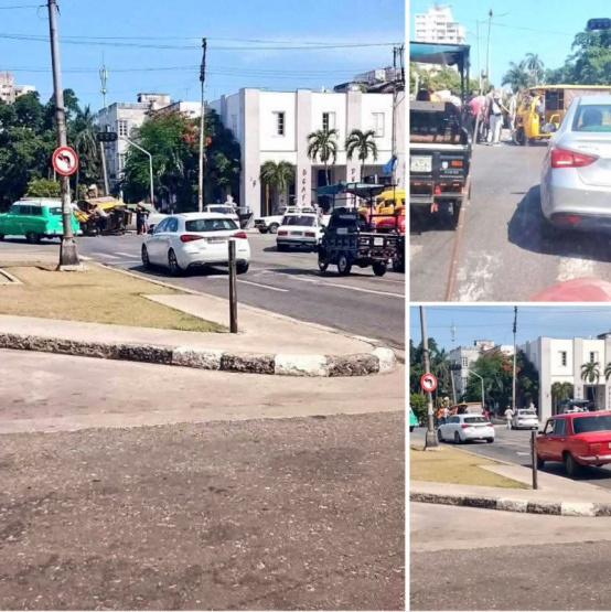 Auto Moskovich impacta triciclo y deja heridos en pleno corazón de El Vedado