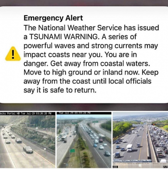 CAOS EN HONOLULU: ¡MILES HUYEN DEL TSUNAMI INMINENTE TRAS EL MEGATEMPERTO!
