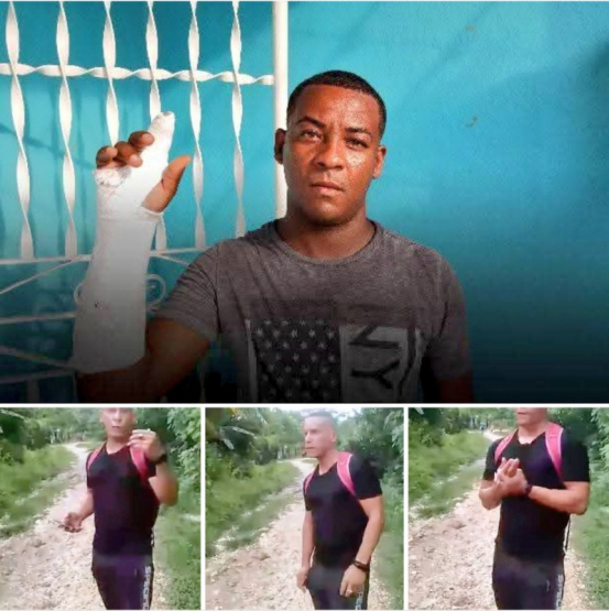 Acoso en Cuba: ¡Un agente en chancletas intimida a un defensor de derechos humanos en su hogar!