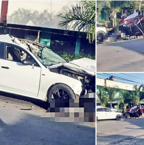 Un Audi desata el horror en Contramaestre: Cochero en estado crítico tras ser embestido por dos jóvenes irresponsables de EE.UU.
