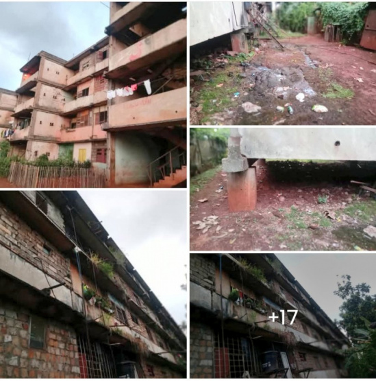Vecinos en peligro: el desgarrador clamor por ayuda de un edificio a punto de derrumbarse en Moa
