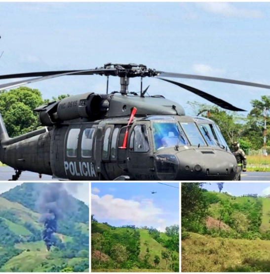 Dron Explosivo Derriba Helicóptero de Policía en Antioquia: 8 Muertos y el Terror de un Nuevo Capítulo en la Guerra Contra las Drogas