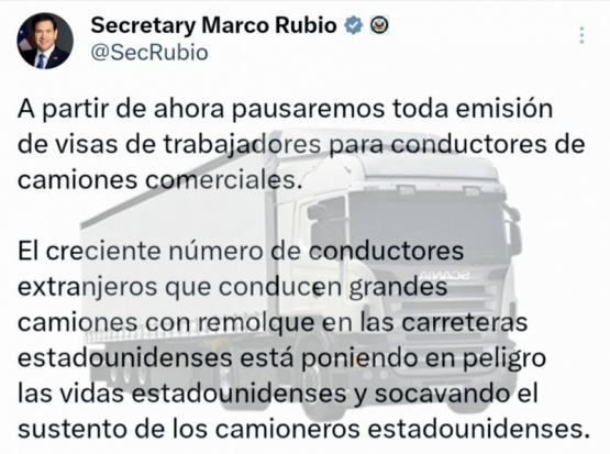 Gobierno de EE.UU. suspende visas para camioneros extranjeros: ¿Una crisis en la industria del transporte? ¡Descubre lo que viene!