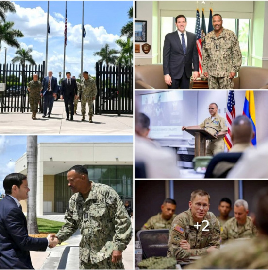 Estados Unidos se mueve en silencio: Marco Rubio se reúne con líderes militares en una carrera contra el narcotráfico en América Latina. ¡Descubre los detalles!