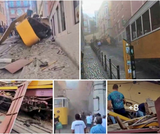 Tragedia en Lisboa: Descarrila icónico funicular y deja 15 muertos en horas pico, caos total en las calles!