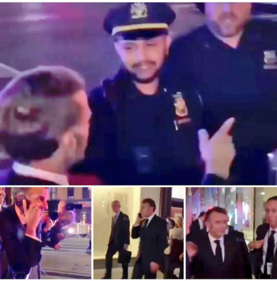 ¡Macron y Trump: El inesperado caos en Nueva York que dejó atrapado al presidente francés en el tráfico!