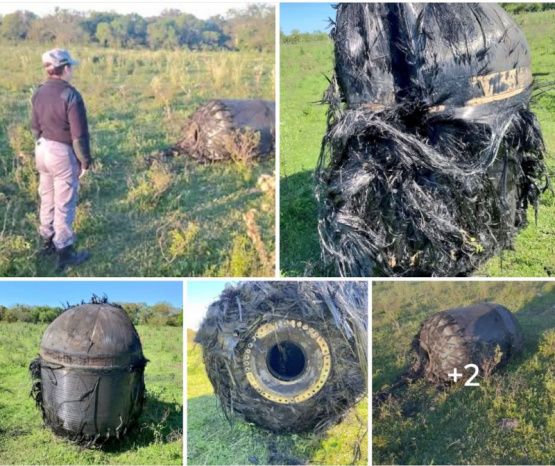 Un cilindro misterioso cae del cielo en Chaco: ¿Basura espacial o algo más? ¡Los secretos de Puerto Tirol al descubierto!