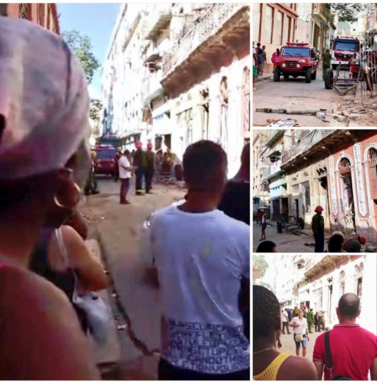 Derrumbe mortal en La Habana Vieja: un adulto mayor pierde la vida y los vecinos exigen soluciones inmediatas
