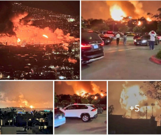 Explosión monumental en refinería Chevron de Los Ángeles: ¡flames a kilómetros de distancia! ¿Qué está sucediendo?