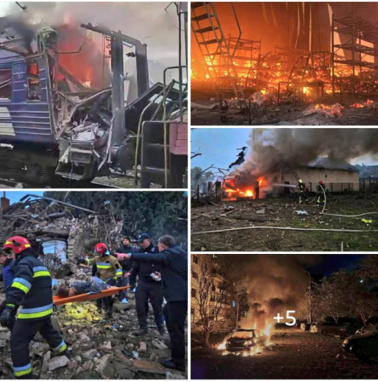DEVASTADOR ATAQUE RUSO EN UCRANIA: MÁS DE 50 MISILES Y 500 DRONES DEJAN UN SALDO TRÁGICO