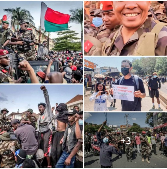 Militares se suman a las protestas en Madagascar: ¿El pueblo finalmente logrará la renuncia del presidente Rajoelina?