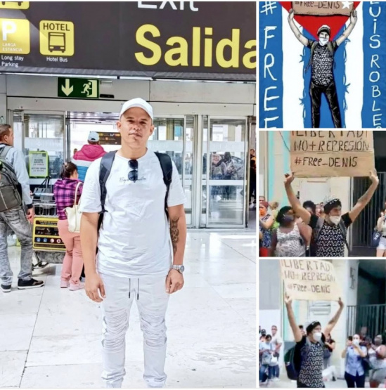 ¡Cuba respira libertad! Luis Robles, el joven que desafió la dictadura, comienza una nueva vida en España tras su liberación.