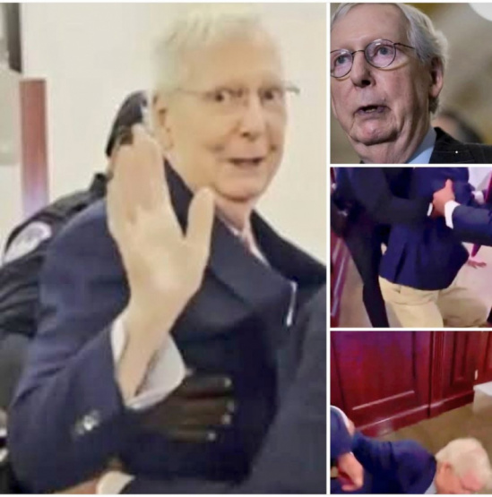 URGENTE: ¡Mitch McConnell se desploma en el Capitolio! ¿Qué pasará con el futuro del senador tras este impactante incidente?