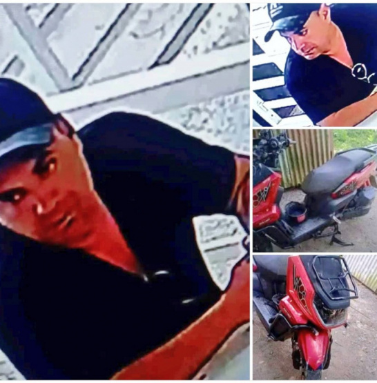 Inseguridad en Güines: ¡Ayuda a atrapar al ladrón de moto robada en pleno centro!