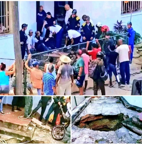 Un motorista atrapado en un colapso en La Habana: ¡lo que sucedió te dejará sin aliento!