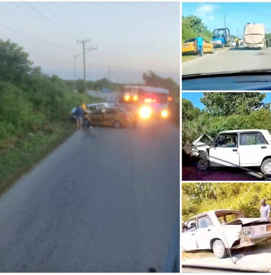 tres vehículos involucrados y un estado crítico ¿Qué está pasando?