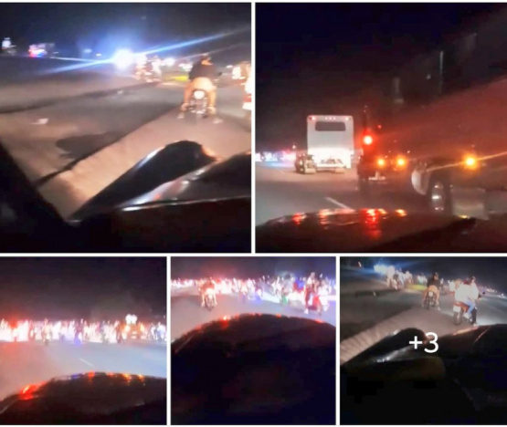 ¿Carreras ilegales y caos ante la indiferencia policial?