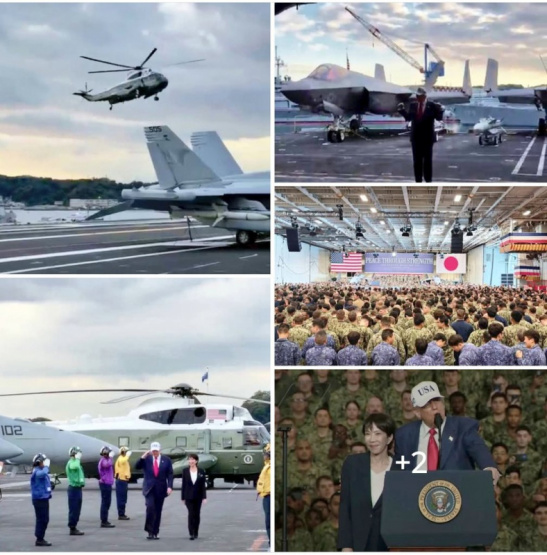 Trump y Takaichi a Bordo del Portaaviones: ¡La Alianza que Define el Futuro del Indo-Pacífico!