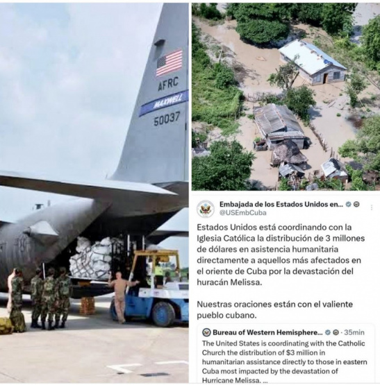 La ayuda humanitaria llega a Cuba: 3 millones de dólares para las víctimas del huracán Melissa a pesar de la negativa del régimen. ¡Descubre cómo la Iglesia garantiza el apoyo!