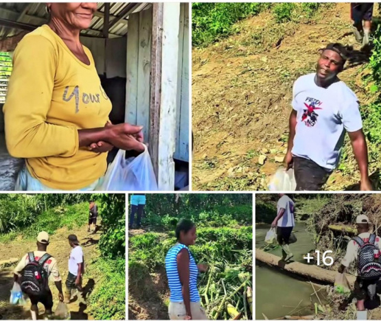 Tiktoker guantanamero lleva esperanza a familias devastadas por el Huracán Melissa: ¡El poder de las redes sociales en acción!