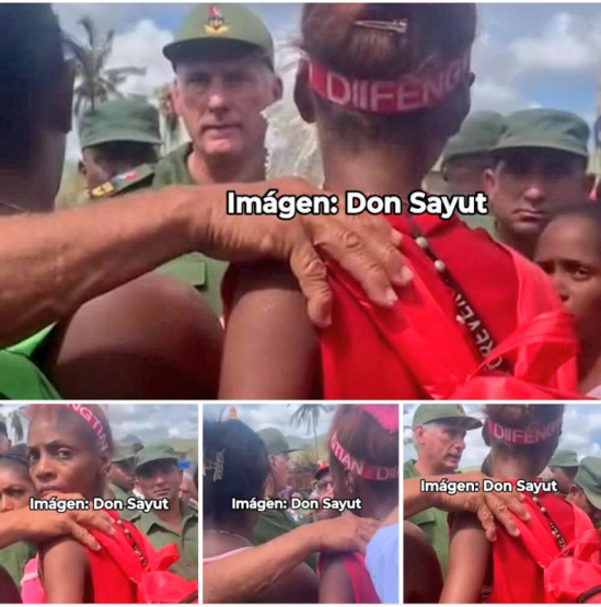 Un joven cubano desafía al dictador Díaz-Canel: 