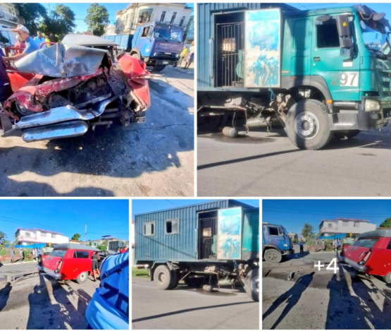 Fuerte choque en La Habana: un camión ignora señal de PARE y genera caos en Santos Suárez, ¿hubo heridos?