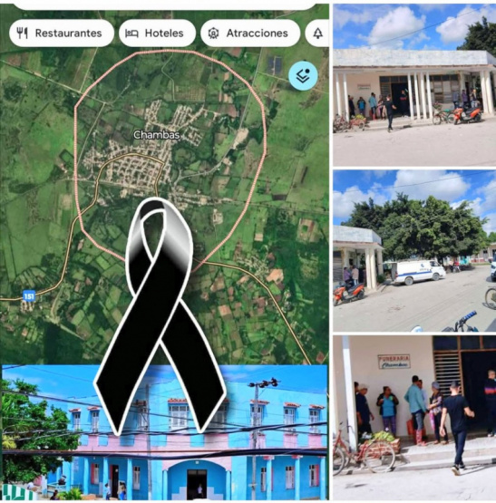 La tragedia cubana desatada en Chambas: ¡4 muertes en un día y entierros con un carro eléctrico!